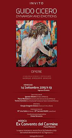 “dinamism and emotions, antologica di guido cicero all’ex convento del carmine